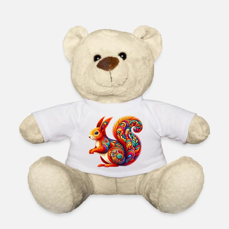 Eichhörnchen - Teddy - Weiß