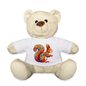 Squirrel - Teddy Bear - white - Front