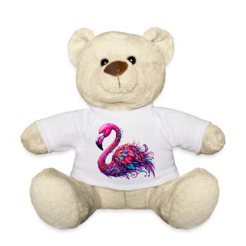 Flamingo - Teddy - Weiß - Vorne