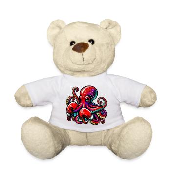 Pieuvre - Nounours - blanc - Devant