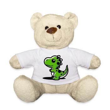 Dinosaurier - Teddy - Weiß - Vorne
