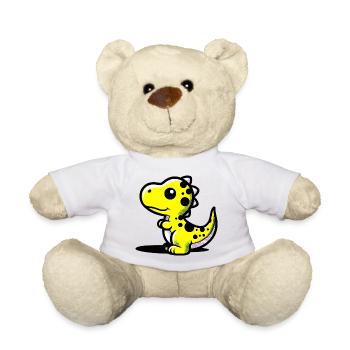 Dinosaure - Nounours - blanc - Devant