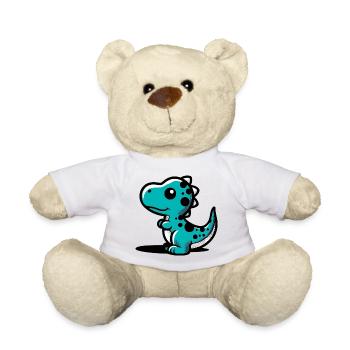 Dinosaurier - Teddy - Weiß - Vorne
