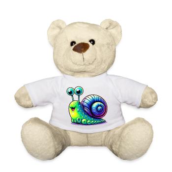 Schnecke - Teddy - Weiß - Vorne