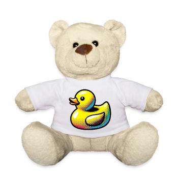 Ente Ente Ente Ente Ente - Teddy - Weiß - Vorne