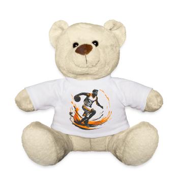 Basketballer - Teddy Bear - white - Front