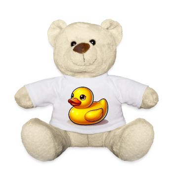Caneton Canard Canard Canard - Nounours - blanc - Devant
