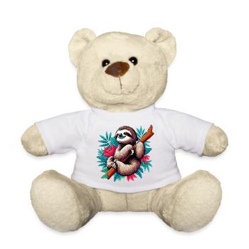 Faultier - Teddy - Weiß - Vorne