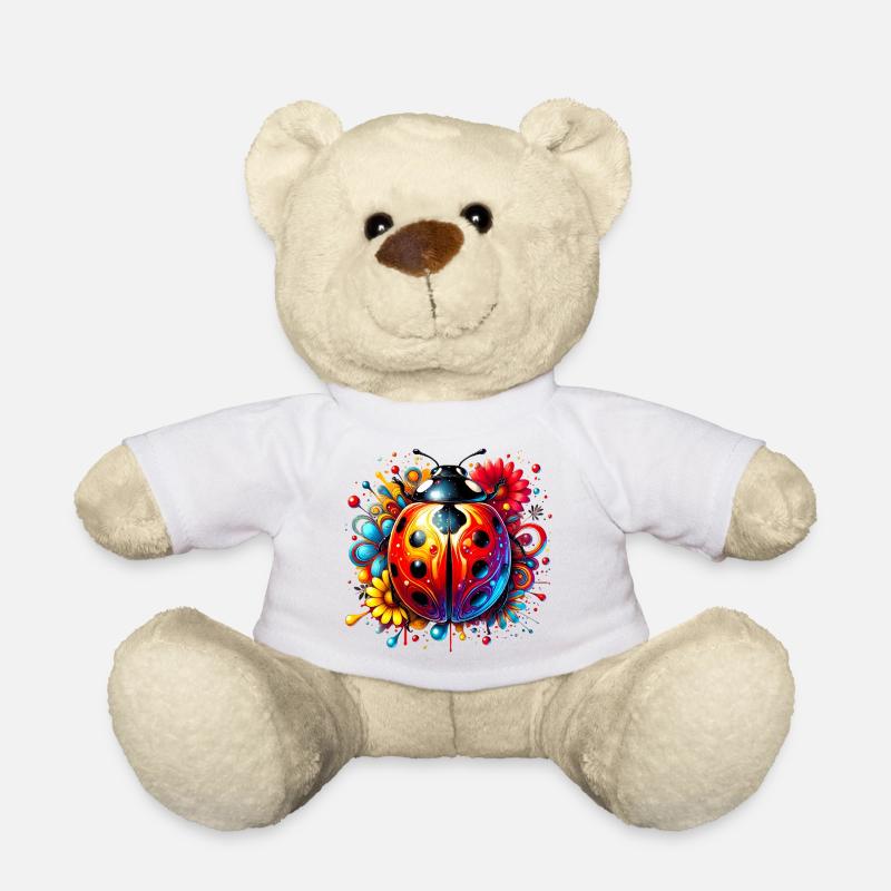 Ladybird - Teddy Bear - white