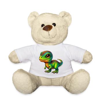 Dinosaure - Nounours - blanc - Devant