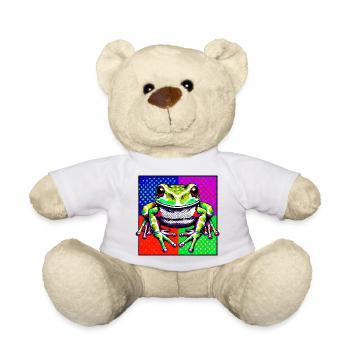 Frosch - Teddy - Weiß - Vorne