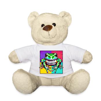 Frog - Teddy Bear - white - Front