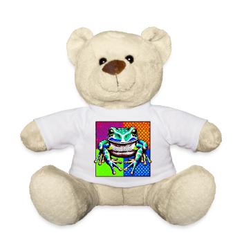 Frog - Teddy Bear - white - Front