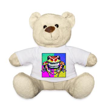 Frog - Teddy Bear - white - Front