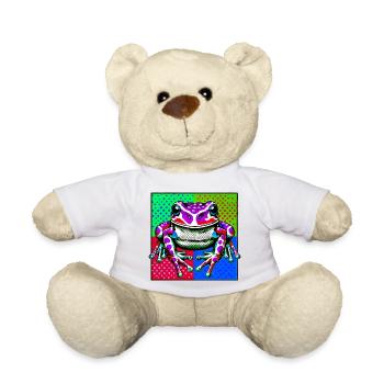 Frog - Teddy Bear - white - Front