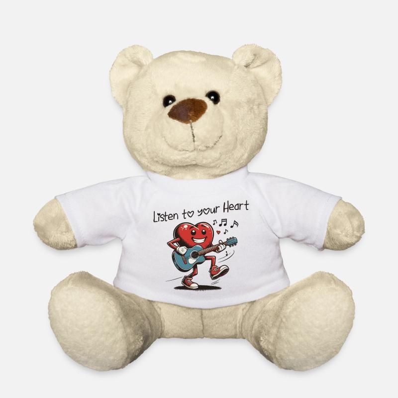 Listen to yourt heart - Teddy - Weiß