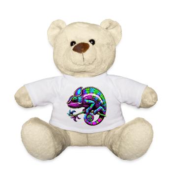 Chameleon - Teddy Bear - white - Front
