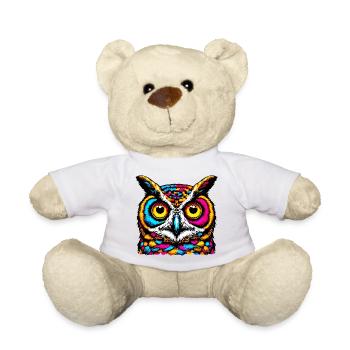 Eule - Teddy - Weiß - Vorne