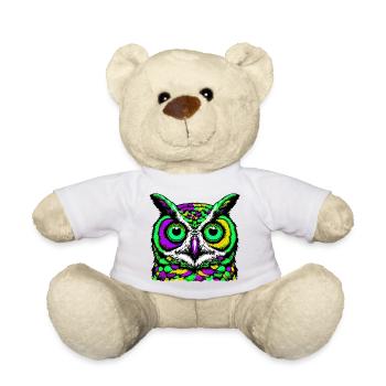 Eule - Teddy - Weiß - Vorne