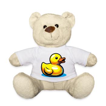 Caneton Canard Canard Canard - Nounours - blanc - Devant