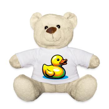 Caneton Canard Canard Canard - Nounours - blanc - Devant