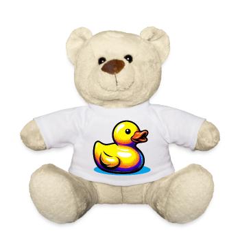 Duckling Duck Duck Duck - Teddy Bear - white - Front