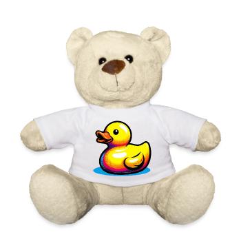 Caneton Canard Canard Canard - Nounours - blanc - Devant
