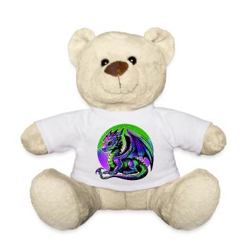 Drache - Teddy - Weiß - Vorne