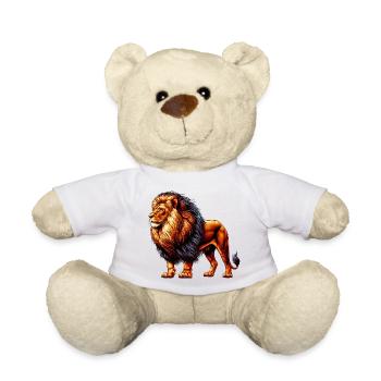 Lion - Teddy Bear - white - Front