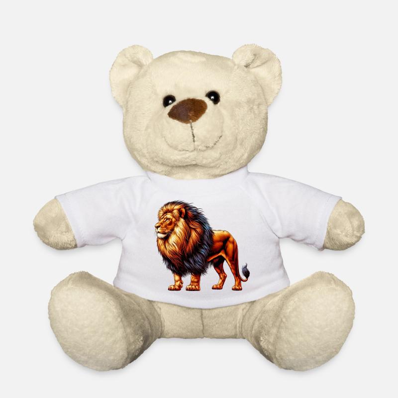 Löwe - Teddy - Weiß