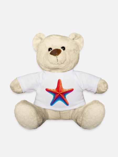 Seestern - Teddy - Weiß