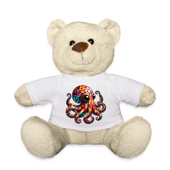 Krake - Teddy - Weiß - Vorne