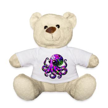 Pieuvre - Nounours - blanc - Devant