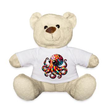 Pieuvre - Nounours - blanc - Devant