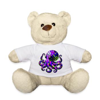 Krake - Teddy - Weiß - Vorne