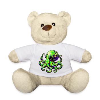 Krake - Teddy - Weiß - Vorne