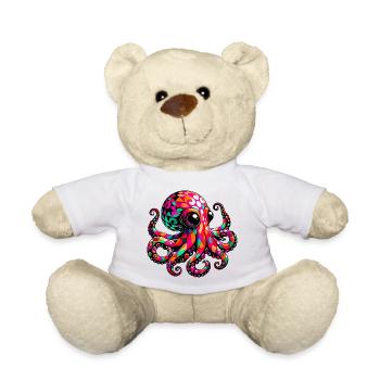 Pieuvre - Nounours - blanc - Devant