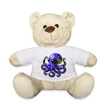 Pieuvre - Nounours - blanc - Devant