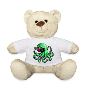 Krake - Teddy - Weiß - Vorne