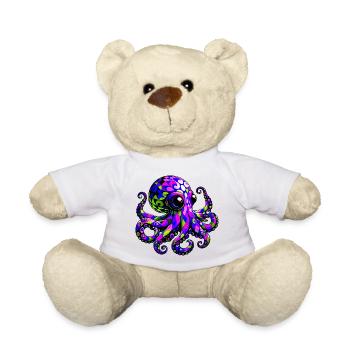 Krake - Teddy - Weiß - Vorne