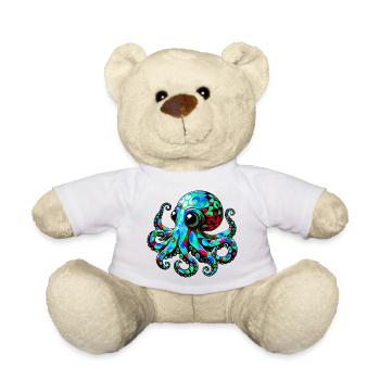 Krake - Teddy - Weiß - Vorne