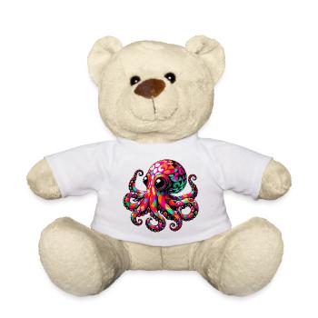 Krake - Teddy - Weiß - Vorne
