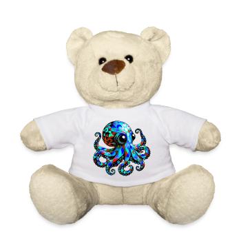 Krake - Teddy - Weiß - Vorne
