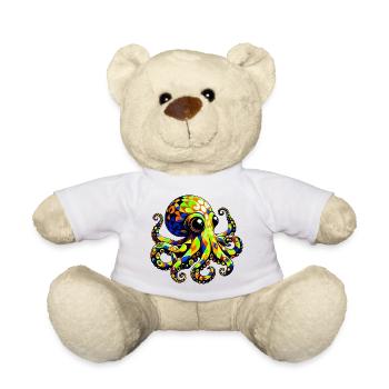 Pieuvre - Nounours - blanc - Devant