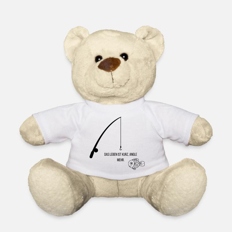 Das Leben ist kurz angle mehr - Teddy - Weiß