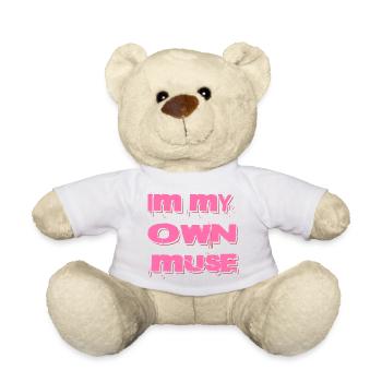 I'm My Own Inspiration – Grunge Empowerment - Teddy Bear - white - Front