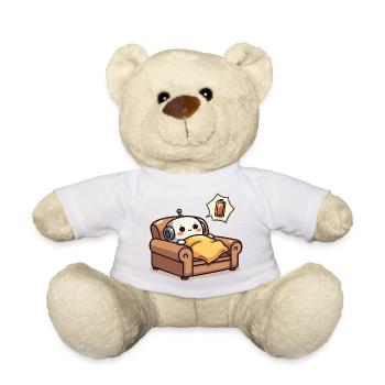 Robot économe en énergie - Nounours - blanc - Devant