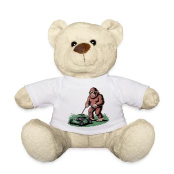 Chill Bigfoot tondre la pelouse avec des lunettes de soleil - Nounours - blanc - Devant