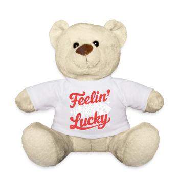 Se sentir chanceux - Nounours - blanc - Devant