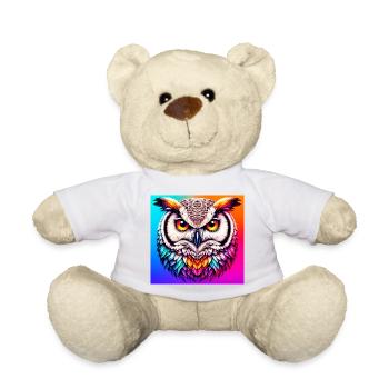 hibou - Nounours - blanc - Devant